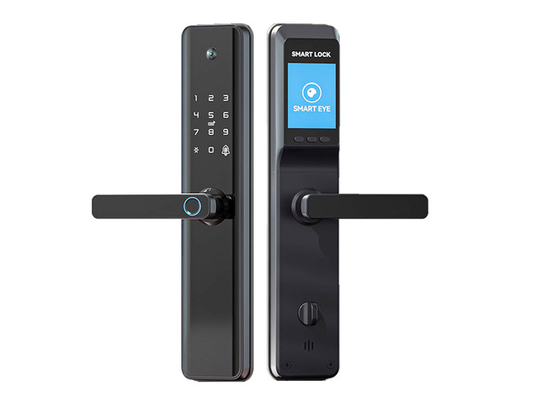 WiFi Elektronik Biyometrik Parmak İzi Kapı Kilidi Kameralı Alüminyum Alaşımlı / Tuya Uygulaması